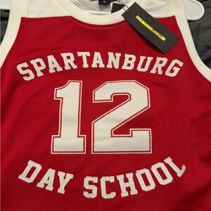 Classic Red and White Spartanburg Jersey